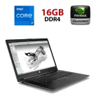 Мобільна робоча станція HP zBook Studio G3 / 15.6" (1920x1080) TN / Intel Core i7-6820HQ (4 (8) ядра по 2.7 - 3.6 GHz) / 16 GB DDR4 / 512 GB SSD / nVidia Quadro M1000M, 4 GB GDDR5, 128-bit / WebCam б/в