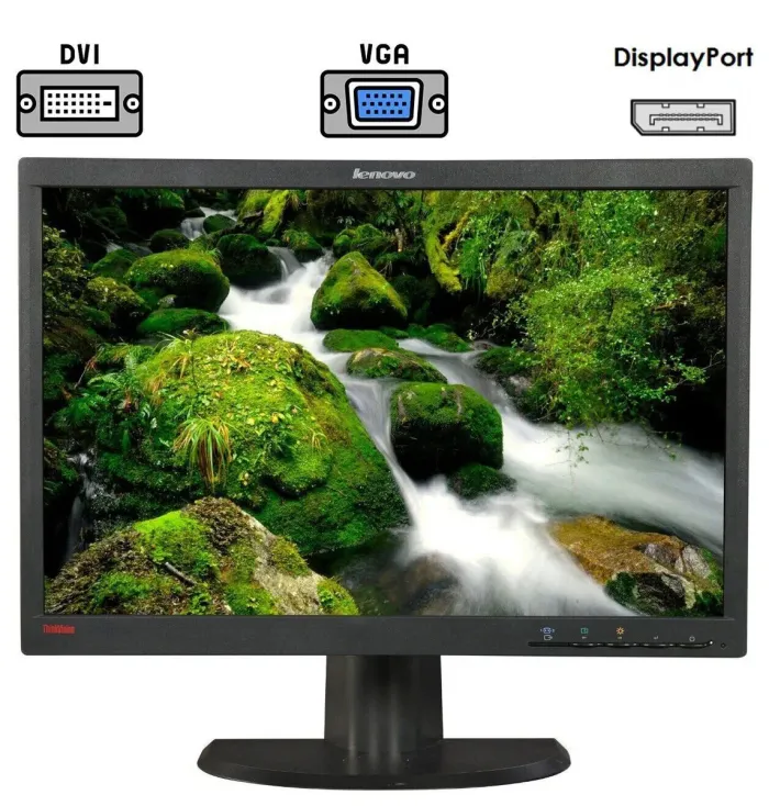 Монітор Широкоформатний Lenovo ThinkVision LT2252pwD / 22" (1680x1050) TN / DVI, VGA, DisplayPort, Audio / VESA 100x100 б/в - зображення 1