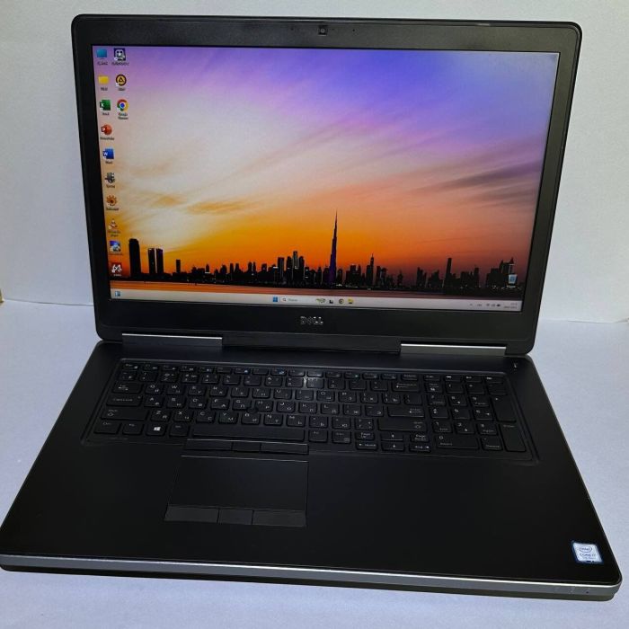 Мобільна робоча станція Dell Precision 7720 / 17,3" (1920x1080) IPS / Intel Core i7-7920HQ (4 (8) ядра по 3,1 - 4,1 ГГц) / 16 ГБ DDR4 / 512 ГБ SSD / nVidia Quadro P3000, 6 ГБ GDDR5, 192-біт / Веб-камера / Windows 11 Pro б/в - изображение 7