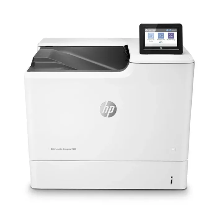 Принтер HP Color LaserJet Enterprise M653dn (J8A04A) / Лазерний кольоровий друк / 1200x1200 dpi / A4 / 56 стор/хв / Ethernet, USB 2.0 / ePrint - зображення 1