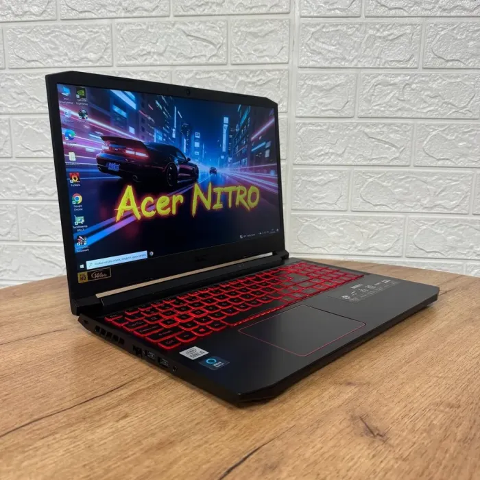 Ігровий ноутбук Б-клас Acer Nitro 5 AN515-55 / 15.6" (1920x1080) IPS / Intel Core i5-10300H (4 (8) ядра по 2.5 - 4.5 GHz) / 8 GB DDR4 / 256 GB SSD M.2 NVMe / nVidia GeForce RTX 3050, 4 GB GDDR6, 128-bit / WebCam б/в - зображення 4