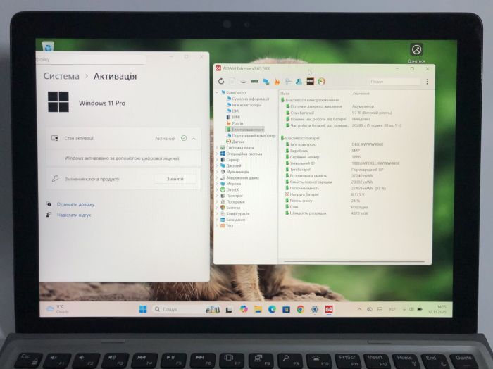Нетбук-трансформер Dell Latitude 7200 2-in-1 / 12.3" (1920x1080) IPS Touch / Intel Core i5-8365U (4 (8) ядра по 1.6 - 4.1 GHz) / 16 GB DDR3 / 256 GB SSD NVMe / Intel UHD Graphics / WebCam / Win 11 Pro б/в - зображення 9