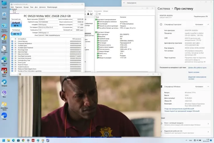 Нетбук-трансформер Dell Latitude 7200 2-in-1 / 12,3" (1920x1080) IPS Touch / Intel Core i5-8365U (4 (8) ядра по 1,6 - 4,1 ГГц) / 8 ГБ DDR3 / 256 ГБ SSD M.2 / Intel UHD Graphics / Веб-камера / Чохол б/в - зображення 10