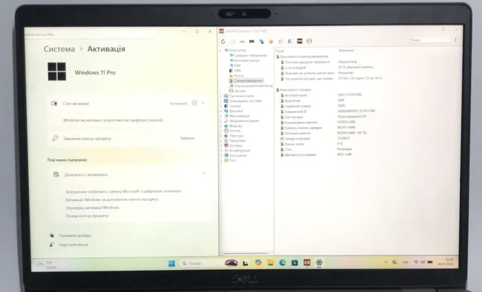 Мобільна робоча станція Б-класу Dell Precision 3551 / 15,6" (1920x1080) IPS / Intel Core i7-10750H (6 (12) ядер по 2,6 - 5,0 ГГц) / 16 ГБ DDR4 / 1000 ГБ SSD NVMe / nVidia Quadro P620, 4 ГБ GDDR5, 128-біт / WebCam / Win 11 Pro б/в - зображення 10