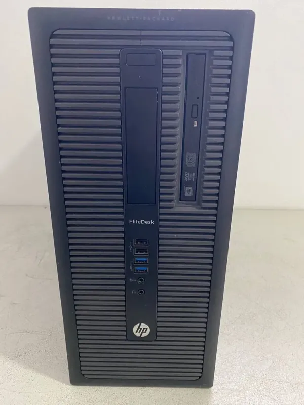 Комп'ютер HP EliteDesk 800 G1 Tower / Intel Core i7-4770 (4 (8) ядра по 3.4 - 3.9 GHz) / 16 GB DDR3 / 240 GB SSD / nVidia Quadro P400, 2 GB GDDR5, 64-bit / DVD-ROM б/в - зображення 2