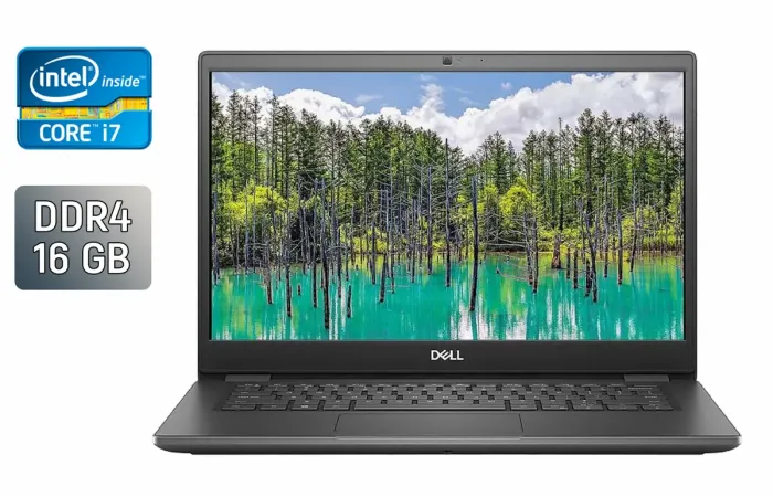 Ультрабук Б-клас Dell Latitude 3410 / 14" (1920x1080) IPS / Intel Core i7-10510U (4 (8) ядра по 1.8 - 4.9 GHz) / 16 GB DDR4 / 512 GB SSD / Intel UHD Graphics / WebCam / Windows 10 б/в - зображення 1