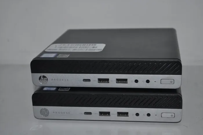 Неттоп HP ProDesk 600 G3 Mini PC USFF / Intel Core i3-7100T (2 (4) ядра по 3.4 GHz) / 12 GB DDR4 / 500 GB SSD / Intel HD Graphics 630 / Windows 11 Pro б/в - зображення 3