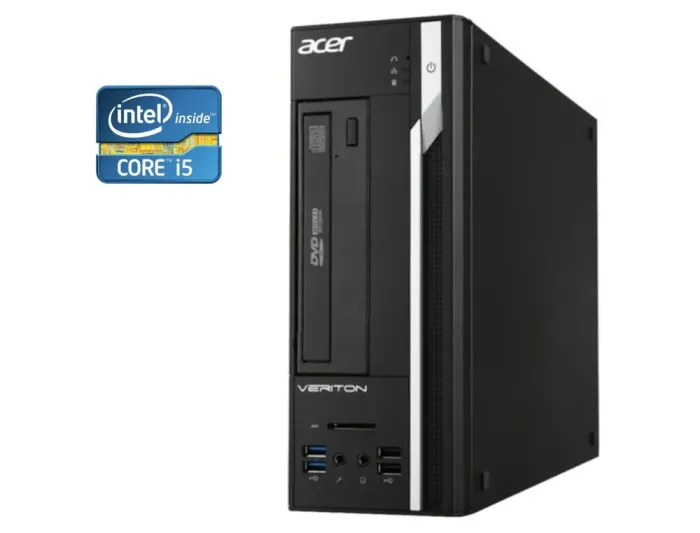 ПК Б-клас Acer Veriton X2632G SFF / Intel Core i5-4590 (4 ядра по 3.3 - 3.7 GHz) / 8 GB DDR3 / 500 GB HDD / Intel HD Graphics 4600 / DVD-RW б/в - зображення 1
