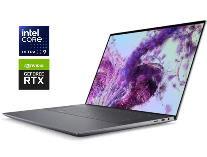 Ігровий ультрабук Dell XPS 16 9640 / 16.3" (3840x2400) OLED Touch / Intel Core Ultra 9 185H (16 (22) ядер по 1.8 - 5.1 GHz) / 64 GB DDR5 / 4000 GB SSD / nVidia GeForce RTX 4070, 8 GB GDDR6, 128-bit / WebCam / Win 11 - зображення 1