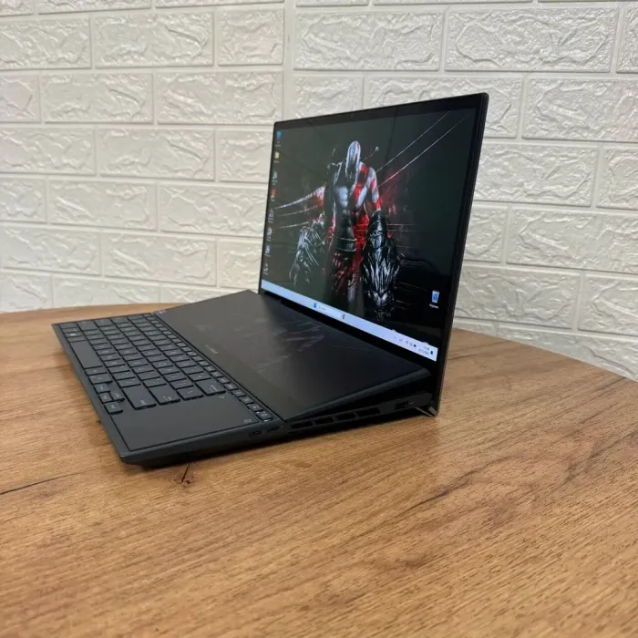 Ігровий ноутбук Б-клас Asus ZenBook Pro Duo UX582HM / 15.6" (3840x2160) OLED Touch / Intel Core i9-11900H (8 (16) ядер по 2.1 - 4.9 GHz) / 32 GB DDR4 / 1000 GB SSD / nVidia GeForce RTX 3060, 6 GB GDDR6, 192-bit / WebCam б/в - зображення 5