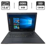 Ноутбук Б-клас Lenovo IdeaPad B50-30 / 15.6" (1366x768) TN / Intel Celeron N2840 (2 ядра по 2.16 - 2.58 GHz) / 8 GB DDR3 / 128 GB SSD / Intel HD Graphics / WebCam б/в