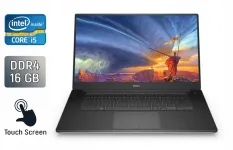 Ноутбук Б-клас Dell Precision 5520 / 15.6" (3840x2160) IPS Touch / Intel Core i5-7440HQ (4 ядра по 2.8 - 3.8 GHz) / 16 GB DDR4 / 256 GB SSD / Intel HD Graphics 630 / HDMI б/в