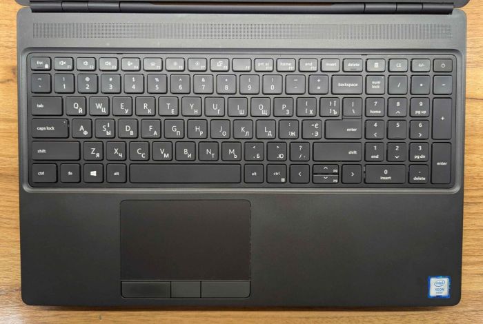 Мобильная рабочая станция Dell Precision 7550 / 15.6" (3840x2160) IPS / Intel Xeon W-10855M (6 (12) ядер по 2.8 - 5.1 GHz) / 32 GB DDR4 / 512 GB SSD / nVidia Quadro RTX 3000, 6 GB GDDR6, 192-bit / WebCam / Windows 10 б/в - изображение 3