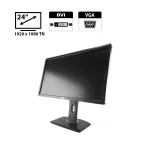 Монітор Dell P2412H / 24" (1920x1080) TN / 1x DVI, 1x VGA б/в