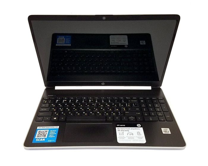 Ультрабук HP 15-dy1051wm / 15.6" (1366x768) TN / Intel Core i5-1035G1 (4 (8) ядра по 1.0 - 3.6 GHz) / 32 GB DDR4 / 256 GB SSD M.2 / Intel UHD Graphics / WebCam / Win 10 Home б/в - зображення 2