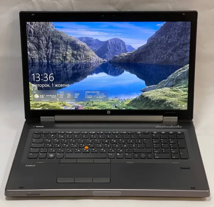 Мобільна робоча станція Б-клас HP EliteBook 8760w / 17.3" (1920x1080) TN / Intel Core i7-2620M (2 (4) ядра по 2.7 - 3.4 GHz) / 8 GB DDR3 / 120 GB SSD + 500 GB HDD / AMD FirePro M5950, 1 GB GDDR5, 128-bit / WebCam / DVD-ROM б/в - зображення 2