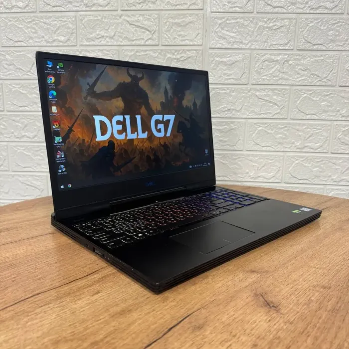 Ігровий ноутбук Dell G7 7590 / 15.6" (1920x1080) IPS / Intel Core i7-9750H (6 (12) ядер по 2.6 - 4.5 GHz) / 16 GB DDR4 / 500 GB SSD / nVidia GeForce RTX 2060, 6 GB GDDR6, 192-bit / WebCam б/в - зображення 4