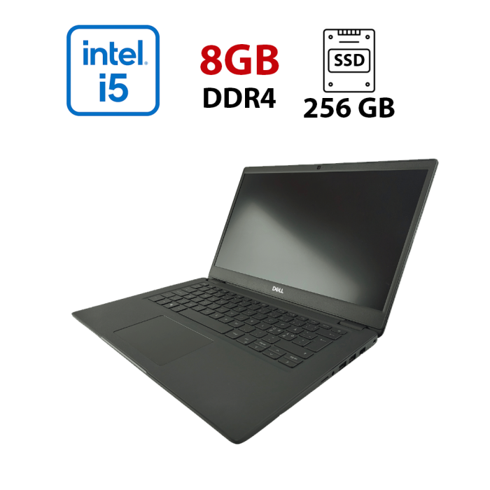 Ультрабук Dell Latitude 3410 / 14" (1366x768) TN / Intel Core i5-10210U (4 (8) ядра по 1.6 - 4.2 GHz) / 8 GB DDR4 / 256 GB SSD / Intel UHD Graphics / WebCam б/в - зображення 1