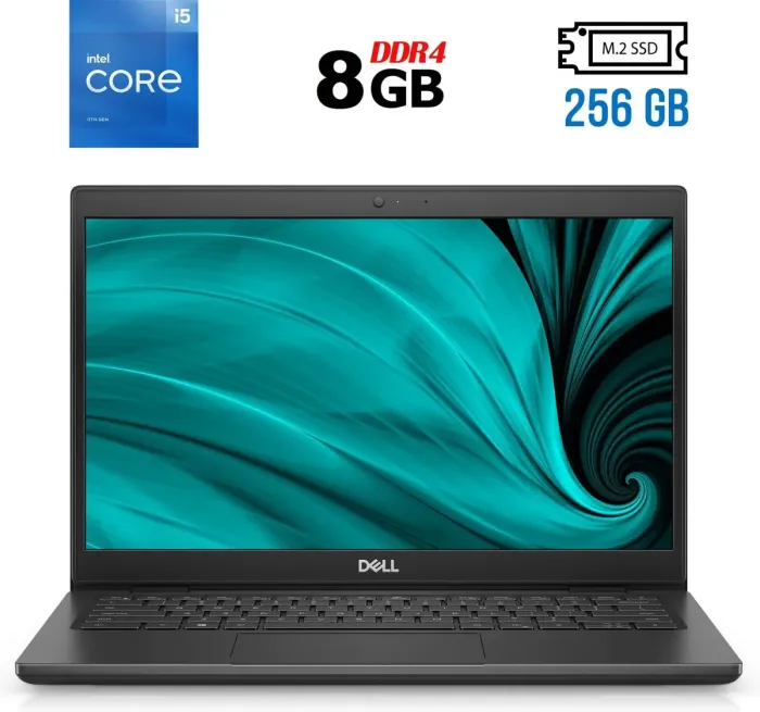 Ноутбук Б-клас Dell Latitude 3420 / 14" (1366x768) TN / Intel Core i5-1135G7 (4 (8) ядра по 2.4 - 4.2 GHz) / 8 GB DDR4 / 256 GB SSD M.2 / Intel Iris Xe Graphics / WebCam / USB 3.2 / HDMI / Windows 10 б/в - зображення 1