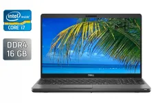 Ультрабук Dell Latitude 5500 / 15.6" (1920x1080) IPS / Intel Core i7-8665U (4 (8) ядра по 1.9 - 4.8 GHz) / 16 GB DDR4 / 480 GB SSD / Intel UHD Graphics / WebCam / Windows 10 б/в