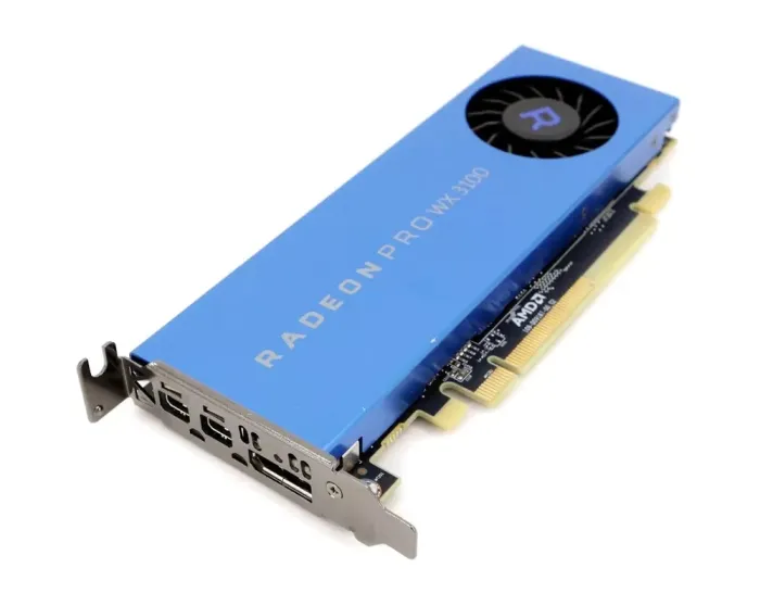Дискретна відеокарта AMD Radeon Pro WX 3100, 4 GB GDDR5, 128-bit / DisplayPort, miniDP / SFF б/в - зображення 2