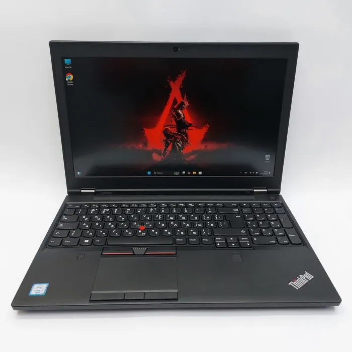 Мобільна робоча станція Lenovo ThinkPad P50 / 15.6" (1920x1080) IPS / Intel Core i7-6700HQ (4 (8) ядра по 2.6 - 3.5 GHz) / 32 GB DDR4 / 512 GB SSD / nVidia Quadro M1000M, 4 GB GDDR5, 128-bit / WebCam б/в - зображення 2