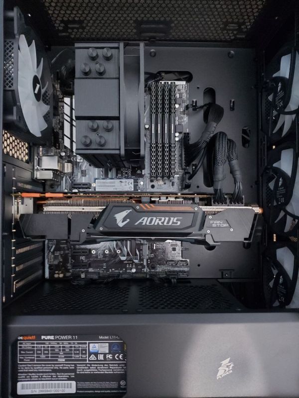 Ігровий ПК 1stPlayer X6 Fire Base Tower / Intel Core i7-6700K (4 (8) ядра по 4,0 - 4,2 ГГц) / 24 ГБ DDR4 / 512 ГБ SSD M.2 + 500 ГБ HDD / nVidia GeForce GTX 1080 Ti, 11 ГБ GDDR5X, 352-біт / 700 Вт б/в - зображення 5