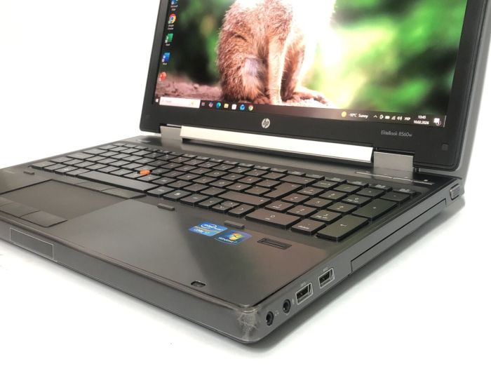 Мобільна робоча станція Б-класу HP EliteBook 8560w / 15.6" (1920x1080) IPS / Intel Core i7-2630QM (4 (8) ядра по 2.0 - 2.9 GHz) / 8 GB DDR3 / 500 GB HDD / nVidia Quadro 2000M, 2 GB DDR3, 128-bit / WebCam / DVD-ROM б/в - зображення 9
