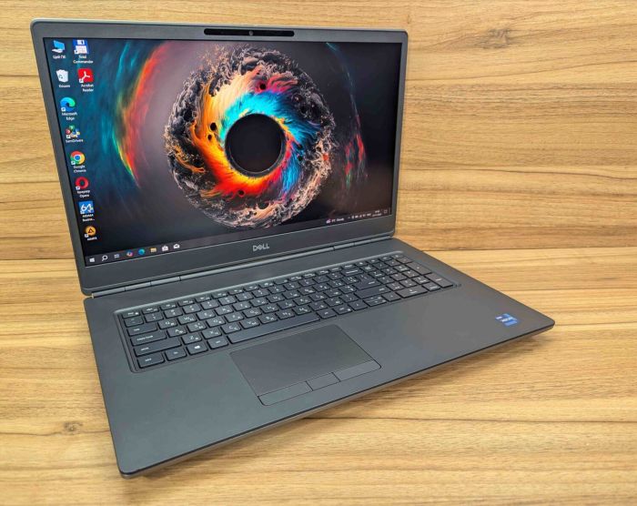 Мобільна робоча станція Dell Precision 7760 / 17,3" (3840x2160) IPS / Intel Xeon W-11855M (6 (12) ядер по 3,2 - 4,9 ГГц) / 32 ГБ DDR4 / 1000 ГБ SSD / nVidia RTX A4000, 8 ГБ GDDR6, 256-біт / WebCam / HDMI / Windows 10 б/в - изображение 4