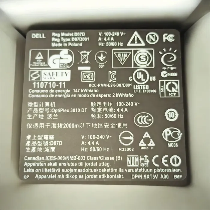 Комп'ютер Dell OptiPlex 3010 SFF / Intel Core i5-3550S (4 ядра по 3.0 - 3.7 GHz) / 8 GB DDR3 / 320 GB HDD / Intel HD Graphics 2500 б/в - зображення 8