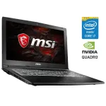 Ігровий ноутбук Б-класу MSI GL62M 7REX / 15,6" (1920x1080) TN / Intel Core i7-7700HQ (4 (8) ядра по 2,8 - 3,8 ГГц) / 16 ГБ DDR4 / 128 ГБ SSD NVMe + 1000 ГБ HDD / nVidia GeForce GTX 1050 Ti, 4 ГБ GDDR5, 128-біт / Веб-камера б/в