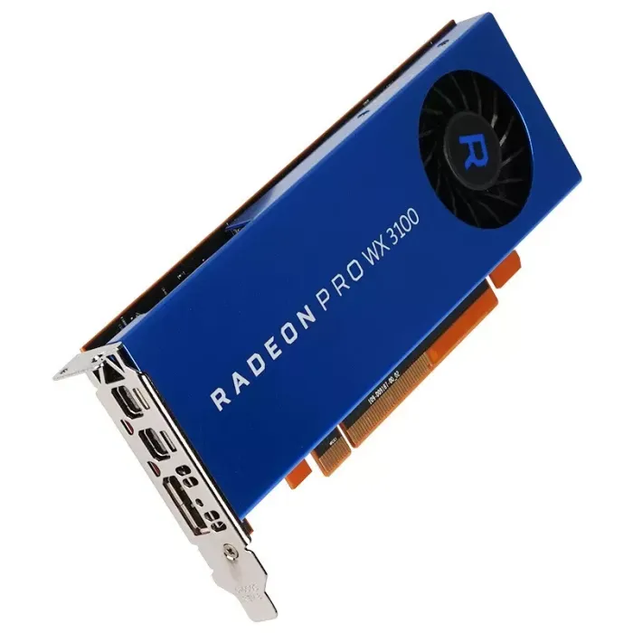 Дискретна відеокарта AMD Radeon Pro WX 3100, 4 GB GDDR5, 128-bit / DisplayPort, miniDP / SFF б/в - зображення 1