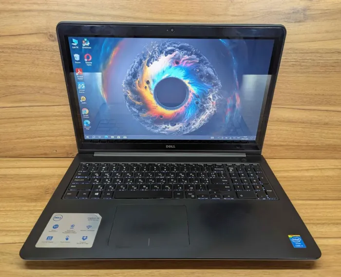 Ноутбук Б-клас Dell Inspiron 15-5547 / 15.6" (1366x768) TN Touch / Intel Core i7-4510U (2 (4) ядра по 2.0 - 3.1 GHz) / 8 GB DDR3 / 240 GB SSD / Intel HD Graphics 4400 / WebCam / Windows 10 б/в - зображення 2