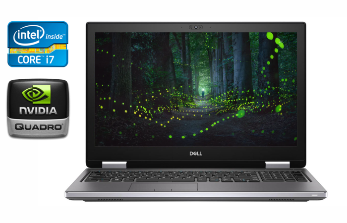 Мобільна робоча станція Dell Precision 7740 / 17,3" (1920x1080) IPS / Intel Core i7-9750H (6 (12) ядер по 2,6 - 4,5 ГГц) / 64 ГБ DDR4 / 1000 ГБ SSD / nVidia Quadro RTX 4000, 8 ГБ GDDR6, 256-біт / HDMI / WebCam / Windows 10 б/в - зображення 1