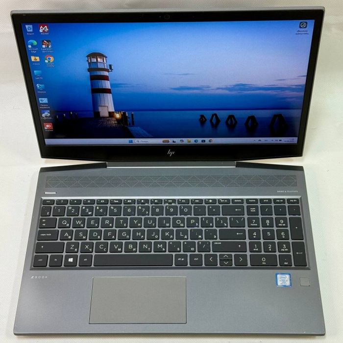 Мобільна робоча станція HP ZBook 15v G5 / 15,6" (1920x1080) IPS / Intel Core i7-8850H (6 (12) ядер по 2,6 - 4,3 ГГц) / 16 ГБ DDR4 / 512 ГБ SSD / nVidia Quadro P600, 4 ГБ GDDR5, 128-біт / WebCam / Windows 11 Pro б/в - зображення 3