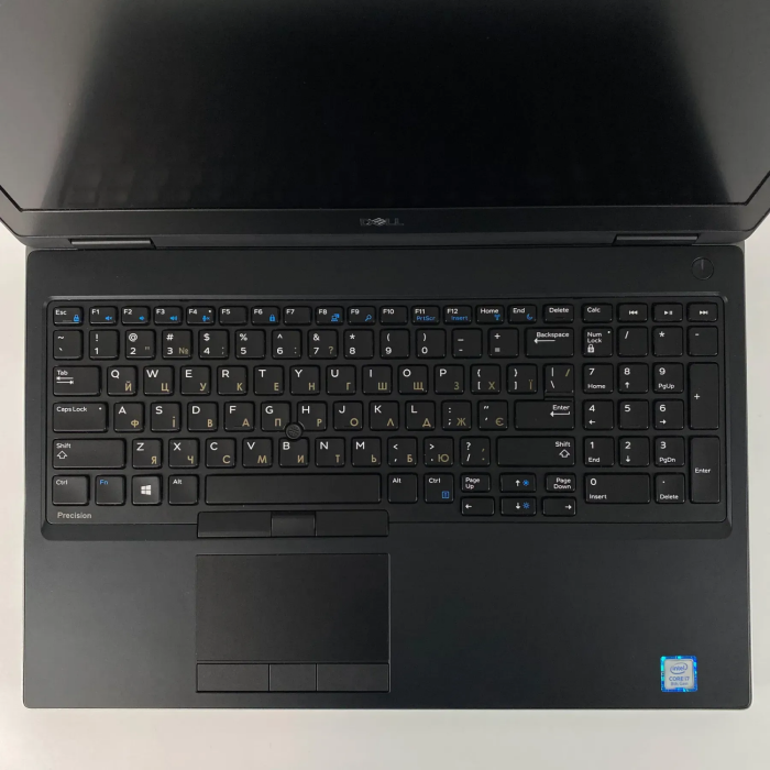 Мобільна робоча станція Dell Precision 7530 / 15,6" (1920x1080) IPS / Intel Core i7-8750H (6 (12) ядер по 2.2 - 4.1 GHz) / 16 GB DDR4 / 512 GB SSD / nVidia Quadro P1000, 4 GB GDDR5, 256-bit / WebCam / HDMI б/в - зображення 3