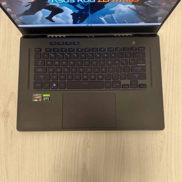 Ігровий ноутбук Б-клас Asus ROG Zephyrus G15 GA503RM / 15.6" (2560x1440) IPS / AMD Ryzen 9 6900HS (8 (16) ядер по 3.3 - 4.9 GHz) / 16 GB DDR5 / 512 GB SSD NVMe / nVidia GeForce RTX 3060, 6 GB GDDR6, 192-bit / WebCam б/в - зображення 7