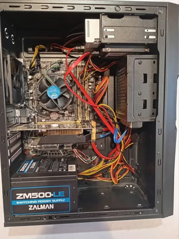 ПК Zalman ZM-T4 Tower / Intel Core i5-4590 (4 ядра по 3.3 - 3.7 GHz) / 16 GB DDR3 / 256 GB SSD + 1000 GB HDD / nVidia GeForce GTX 750, 1 GB GDDR5, 128-bit / DVD-RW / 500W б/в - зображення 6