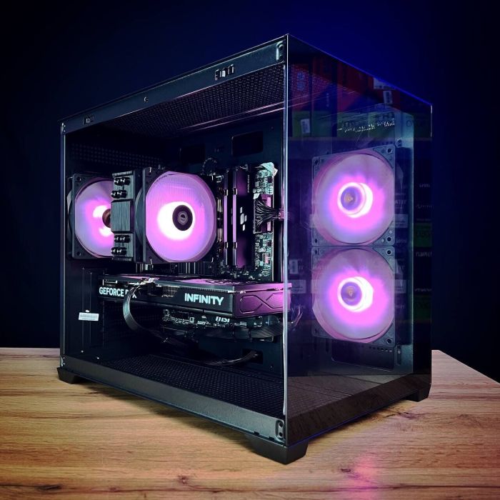 Збірка на замовлення: ігровий ПК Gamdias Aura GC10M ARGB Black Tower / AMD Ryzen 5 5600 (6 (12) ядер по 3,5 - 4,4 ГГц) / 16 ГБ DDR4 / 1000 ГБ SSD M.2 / nVidia GeForce RTX 5060, 8 ГБ GDDR7, 128-bit / 650W - зображення 2