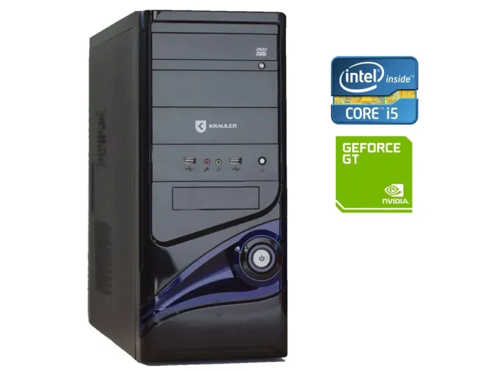 ПК Krauler 4315 Tower / Intel Core i5-4690 (4 ядра по 3.5 - 3.9 GHz) / 8 GB DDR3 / 240 GB SSD / nVidia GeForce GT 440, 1 GB GDDR5, 128-bit / DVD-RW / 450W б/в - зображення 1