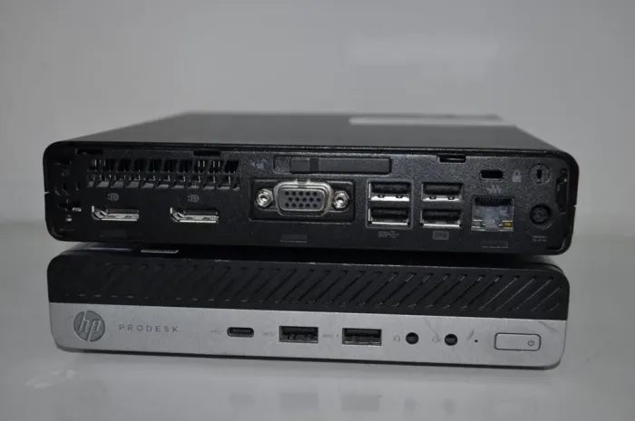 Неттоп HP ProDesk 600 G3 Mini PC USFF / Intel Core i3-7100T (2 (4) ядра по 3.4 GHz) / 12 GB DDR4 / 240 GB SSD / Intel HD Graphics 630 / Windows 11 Pro б/в - зображення 3