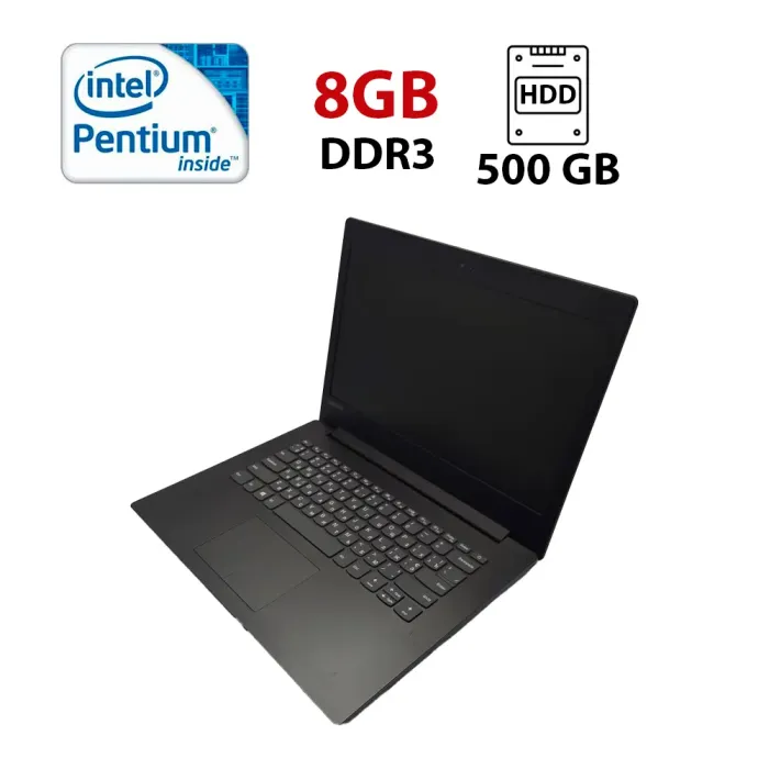 Ноутбук Lenovo IdeaPad 320-14 / 14" (1366x768) TN / Intel Pentium N4200 (4 ядра по 1.1 - 2.5 GHz) / 8 GB DDR3 / 500 GB HDD / AMD Radeon 530, 2 GB GDDR5, 64-bit / WebCam / WebCam / HDMI б/в - зображення 1