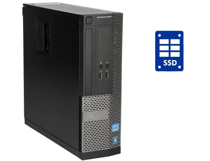 ПК Dell OptiPlex 3010 SFF / Intel Core i3-3220 (2 (4) ядра по 3.3 GHz) / 8 GB DDR3 / 250 GB HDD / Intel HD Graphics 2500 / DVD-RW б/в - зображення 1