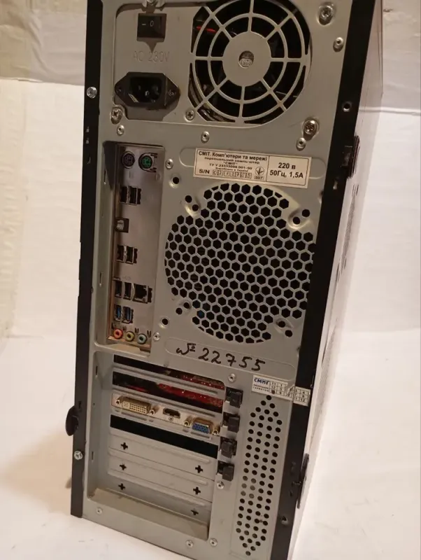 ПК Б-клас Golden Field 8205B Peak Tower / AMD Athlon II X2 245 (2 ядра по 2.9 GHz) / 6 GB DDR3 / 128 GB SSD + 250 GB HDD / AMD Radeon HD 5670, 512 MB GDDR5, 128-bit / DVD-RW / 450W / Win 10 б/в - зображення 4