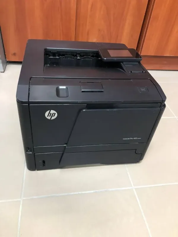 Принтер HP LaserJet Pro 400 M401DN / Лазерний монохромний друк / 1200x1200 dpi / A4 / 33 стор./хв / USB 2.0, Ethernet б/в - зображення 2