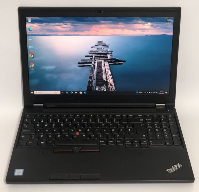 Мобільна робоча станція Lenovo Thinkpad P51 / 15.6" (1920x1080) IPS / Intel Core i7-7820HQ (4 (8) ядра по 2.9 - 3.9 GHz) / 16 GB DDR4 / 256 GB SSD / nVidia Quadro M1200, 4 GB GDDR5, 128-bit / WebCam / Win 10 Pro б/в - зображення 2