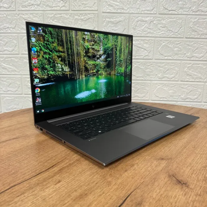 Мобільна робоча станція HP ZBook Studio G7 / 15.6" (1920x1080) IPS / Intel Core i9-10885H (8 (16) ядер по 2.4 - 5.3 GHz) / 32 GB DDR4 / 512 GB SSD / nVidia Quadro RTX 3000 Max-Q, 6 GB DDR6, 192-bit / WebCam б/в - зображення 4