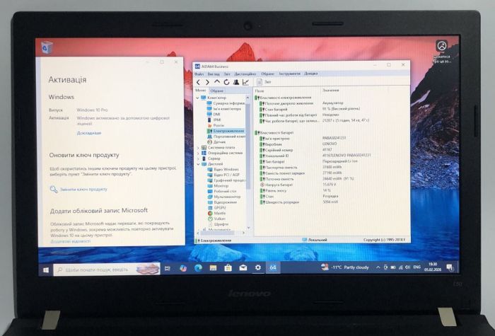 Ноутбук Б-клас Lenovo IdeaPad E50-70 / 15.6" (1366x768) TN / Intel Core i3-4005U (2 (4) ядра по 1.7 GHz) / 8 GB DDR3 / 500 GB HDD / Intel HD Graphics 4400 / WebCam / DVD-ROM / Win 10 Pro б/в - зображення 10