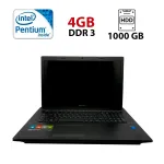 Ноутбук Lenovo G700 / 17.3" (1600x900) TN / Intel Pentium 2020M (2 ядра по 2.4 GHz) / 4 GB DDR3 / 1000 GB HDD / Intel HD Graphics / WebCam / АКБ не тримає б/в