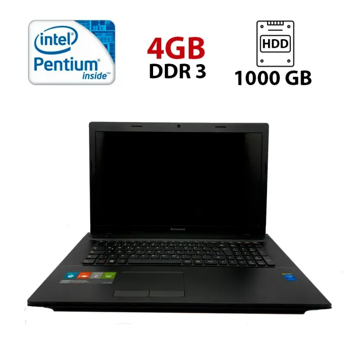 Ноутбук Lenovo G700 / 17.3" (1600x900) TN / Intel Pentium 2020M (2 ядра по 2.4 GHz) / 4 GB DDR3 / 1000 GB HDD / Intel HD Graphics / WebCam / АКБ не тримає б/в - зображення 1
